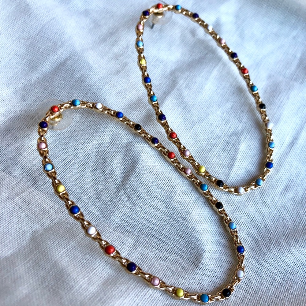 BaubleBar Iva Hoop Earrings